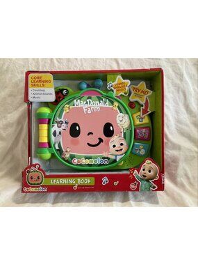 Just Play CoComelon Learning Book Interactive Toy Toddlers Counting Animal Music